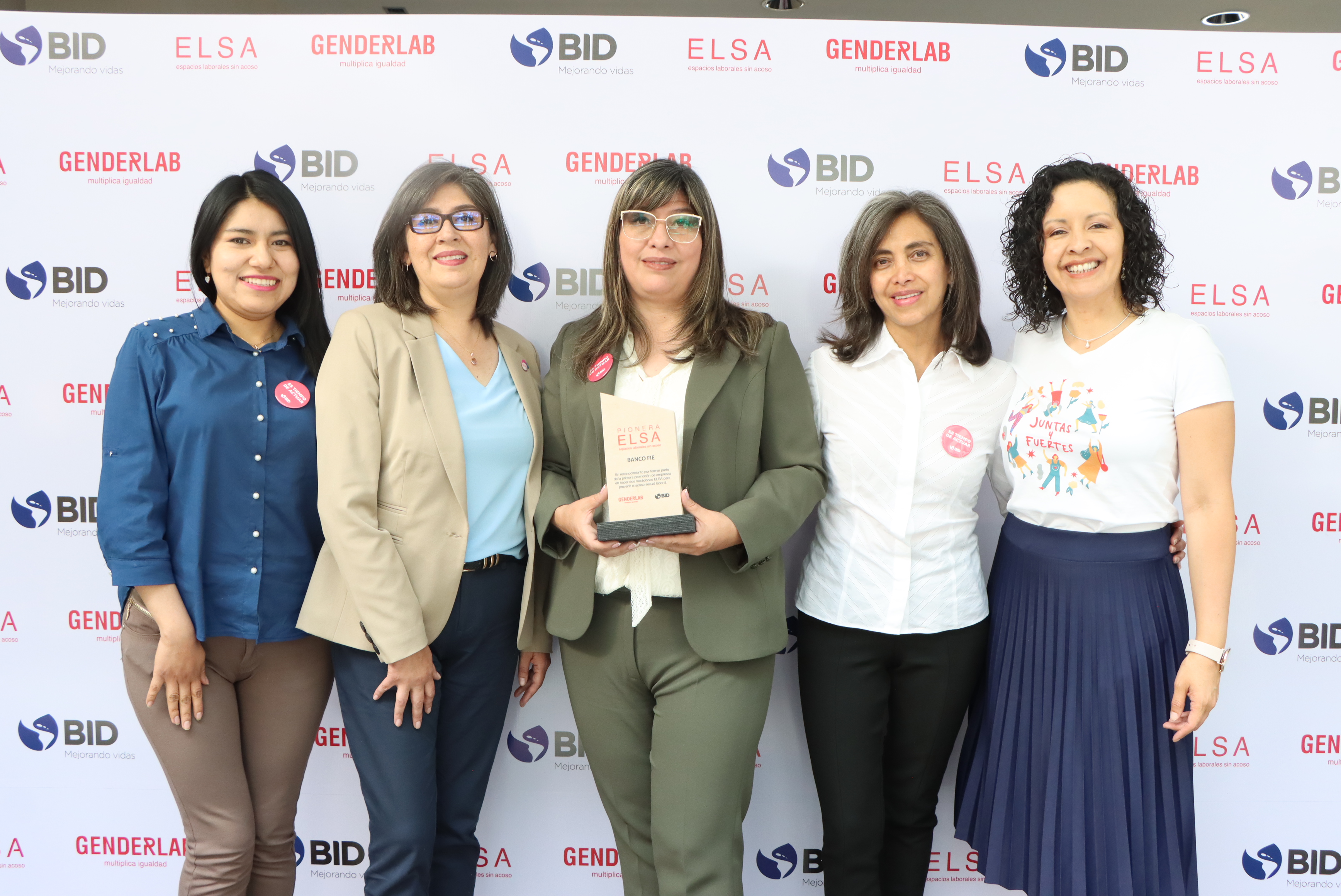BANCO FIE empresa pionera boliviana en ser parte del programa ELSA que promueve espacios laborales sin acoso